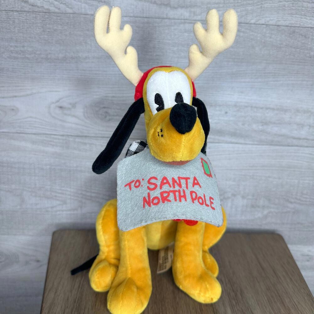Disney's Pluto Christmas North Pole Letter Plush 2019